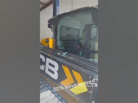 window tint on skid steer|youtube tint skid steer removal.